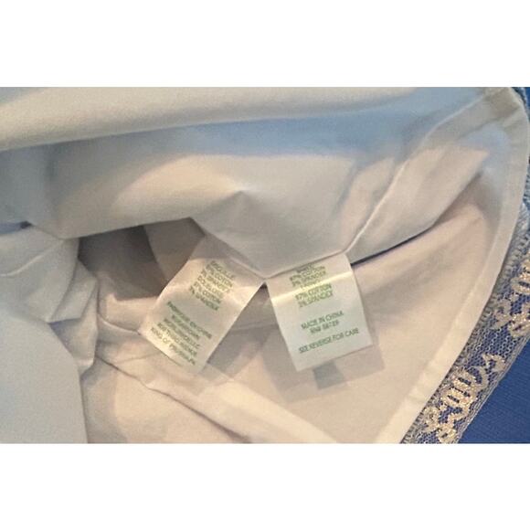 Lilly Pulitzer Blue Peri Turtley Awesome Mila Blue White Dress Women's Size 2 - Picture 9 of 9